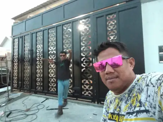 Konstruksi Besi Custom - hasil pekerjaan Bengkel Las Fadilah Jaya Kota Palu