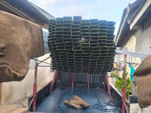 Kanopi Rumah Palu - hasil pekerjaan Bengkel Las Fadilah Jaya Kota Palu